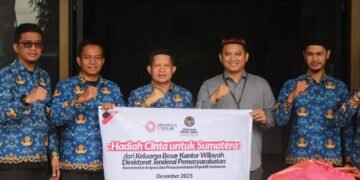 Aksi Nyata Kemanusiaan: Kanwil Ditjenpas Riau Gerak Cepat Salurkan Bantuan Bencana ke Tapanuli Selatan dan Tengah