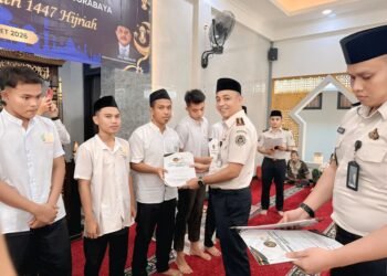 Momentum Kemenangan: 273 WBP Rutan Surabaya Raih Remisi Idulfitri, 7 Orang Langsung Bebas