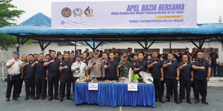 Rutan Medan Gelar Razia Besar, Perang Total Lawan Narkoba